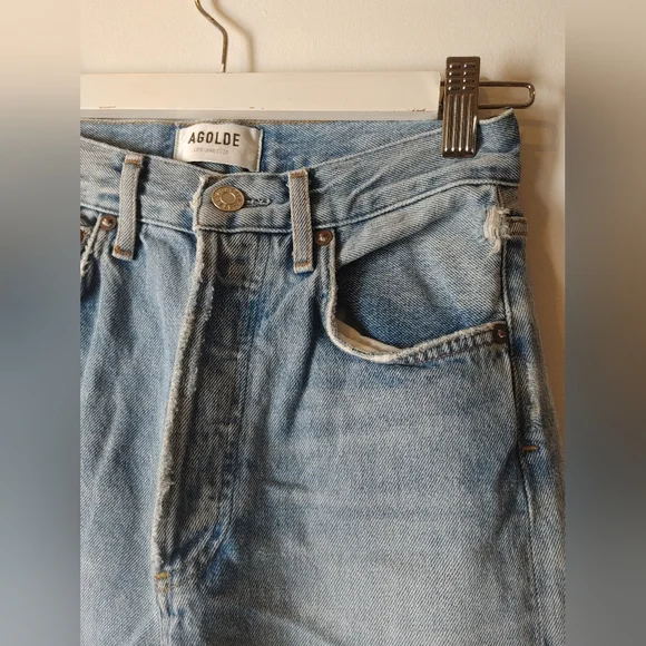 Agolde Jeans 90's Ultra High Rise Size 23 - Picture 12 of 15